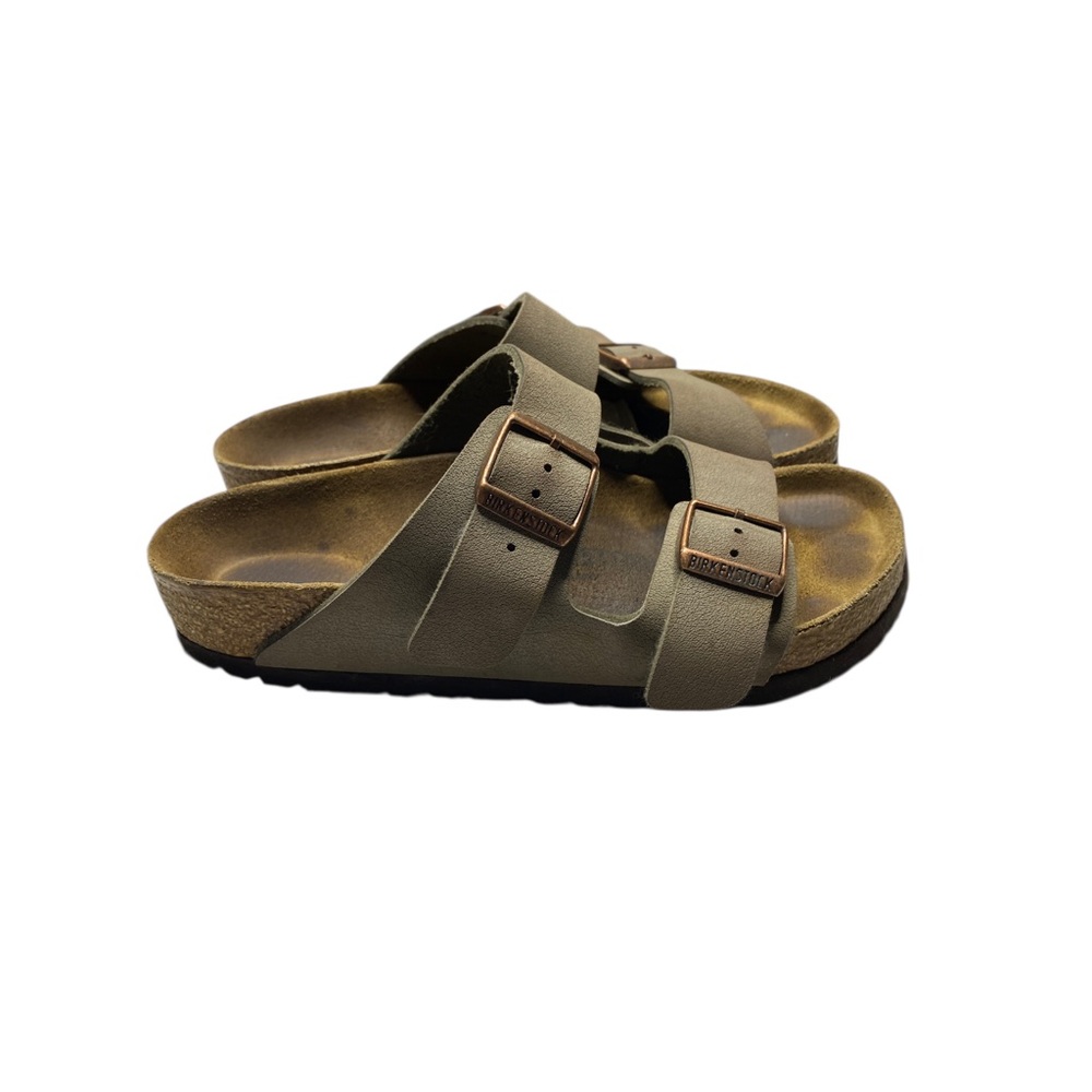 Birkenstock Kids Sandals in Olive Brown - Picture 4 of 10